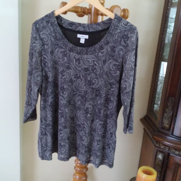 Elegant Croft & Barrow Blouse, Size - 1X - Picture 6 of 6